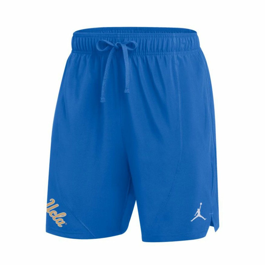 Men * | Ucla Script Jumpman Practice Shorts Special Lt. Gray