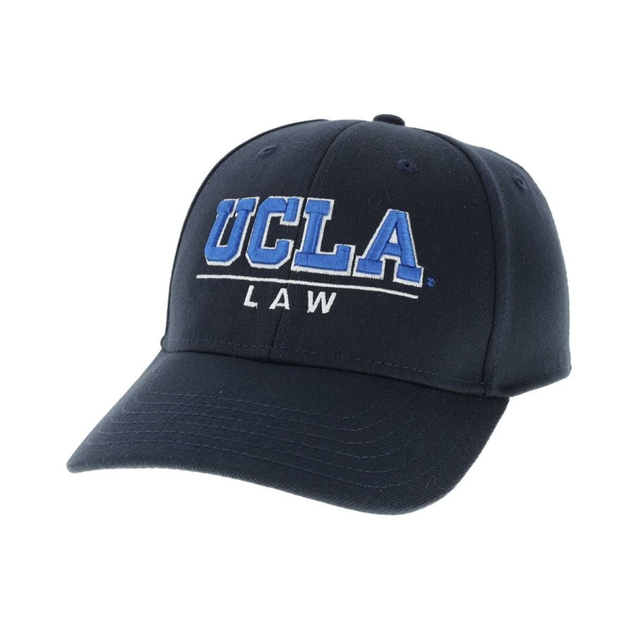 Hats * | Ucla Block Line Law Cap Cheap Navy