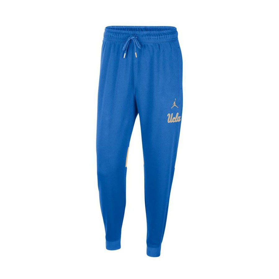 Men * | Ucla Jumpman Script Bruins Fleece Jogger Online Ucla Blue