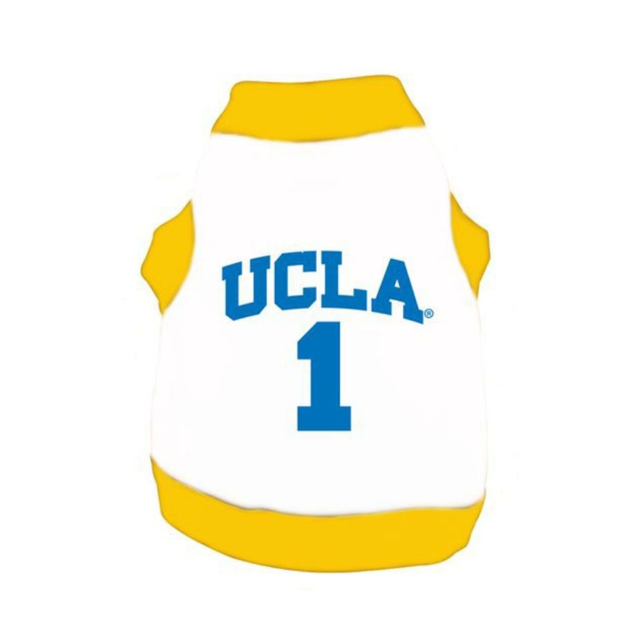 Accessories * | Ucla Pet Basketball Jersey Online White