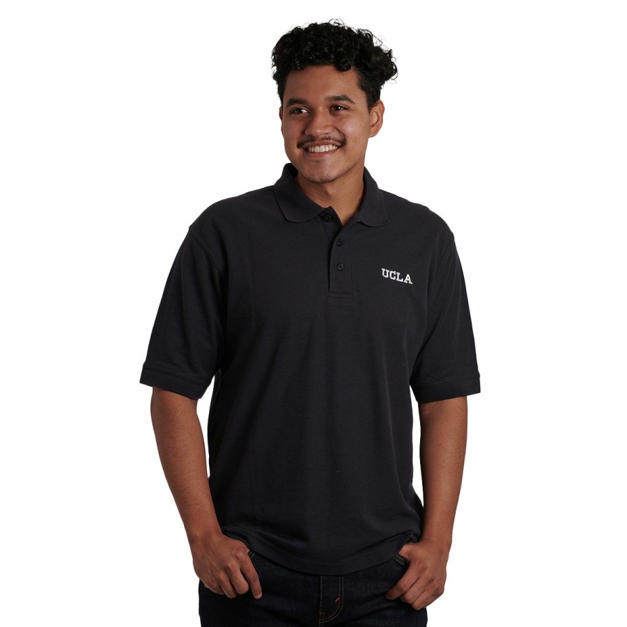 Men * | Ucla Best Buys Block Polo Flash Sale