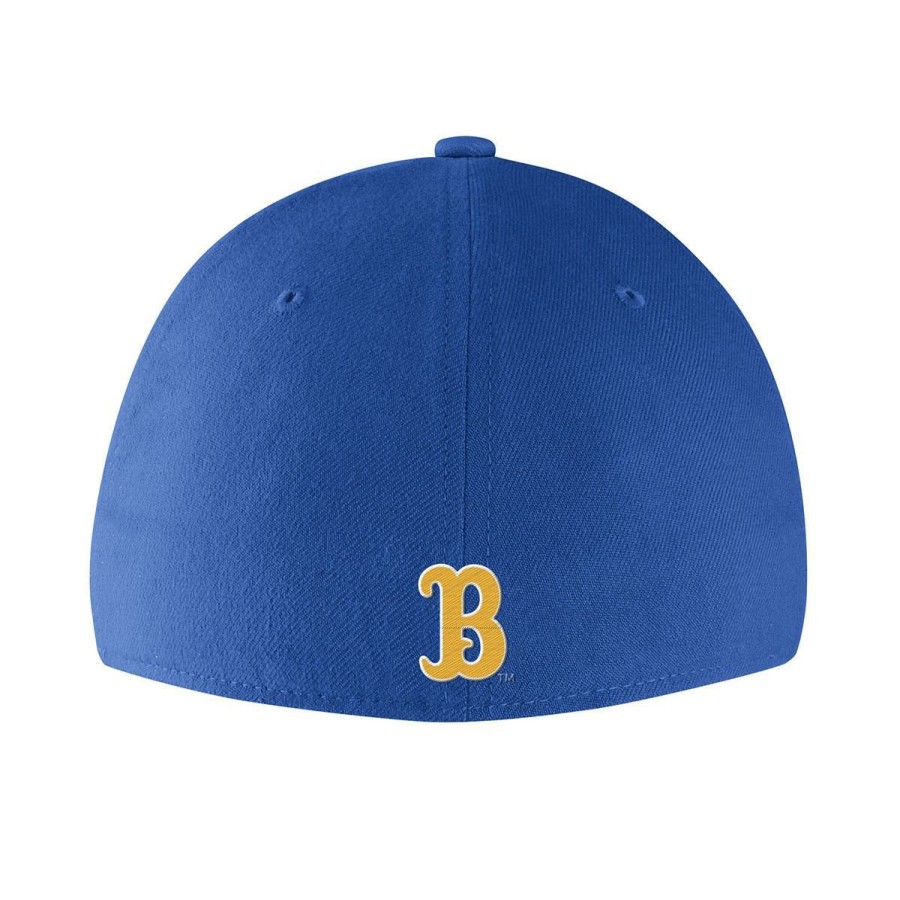 Hats * | Ucla Arch And B Stretch Cap Special Ucla Blue