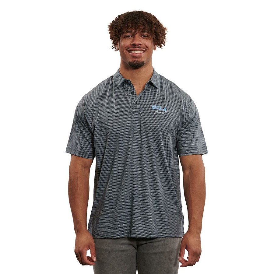 Men * | Ucla Block Alumni Polo Special Black