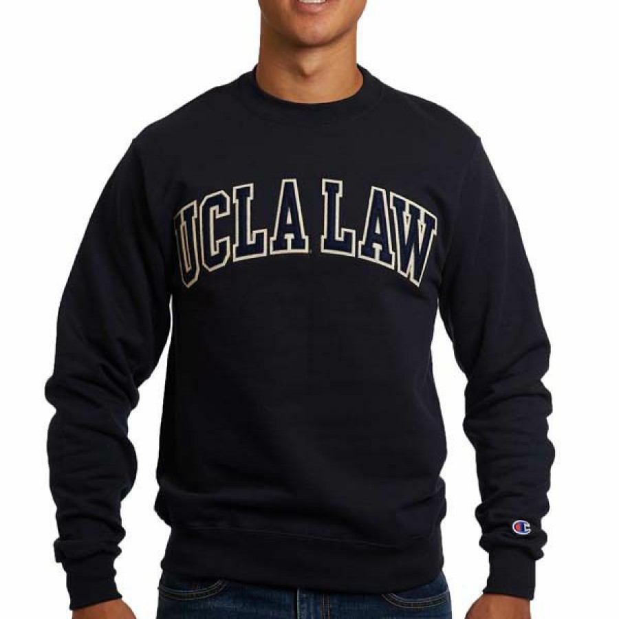 Men * | Ucla Law Tackle Twill Crew Sweatshirt Official