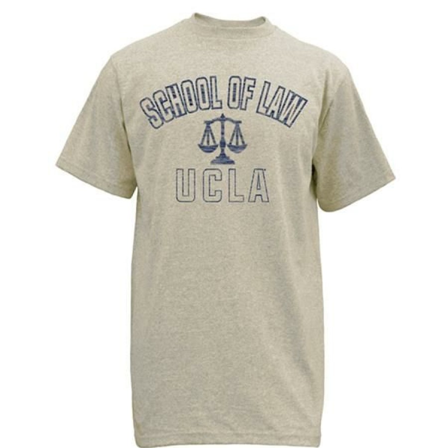 Men * | Ucla School Of Law Distressed Scales T-Shirt Special