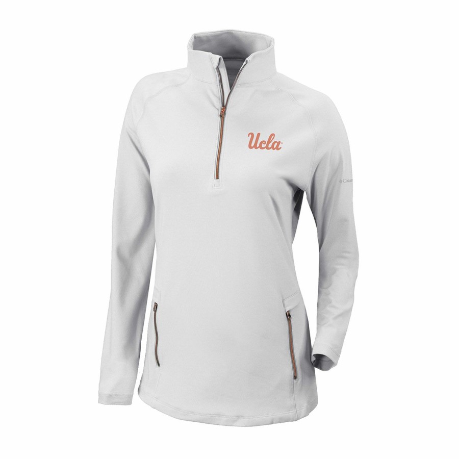 Women * | Ucla Women'S Script 1/4 Zip Active Knit Exclusive Design