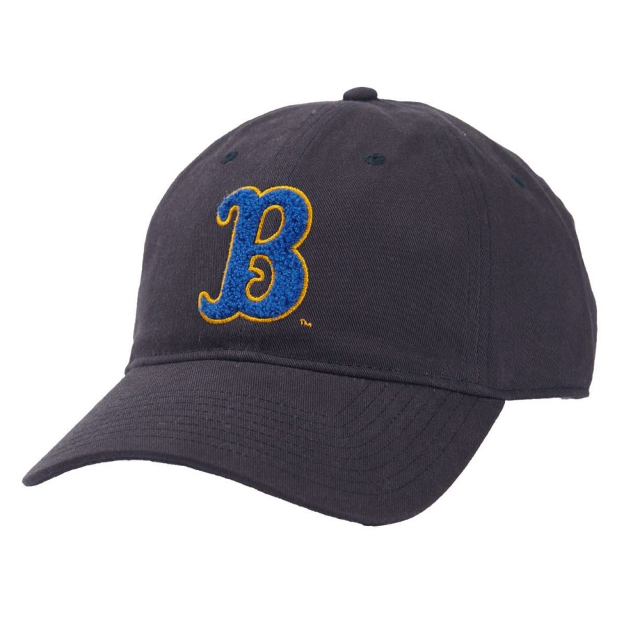 Hats * | Ucla "B" Chenille Cap Cheap Online Navy