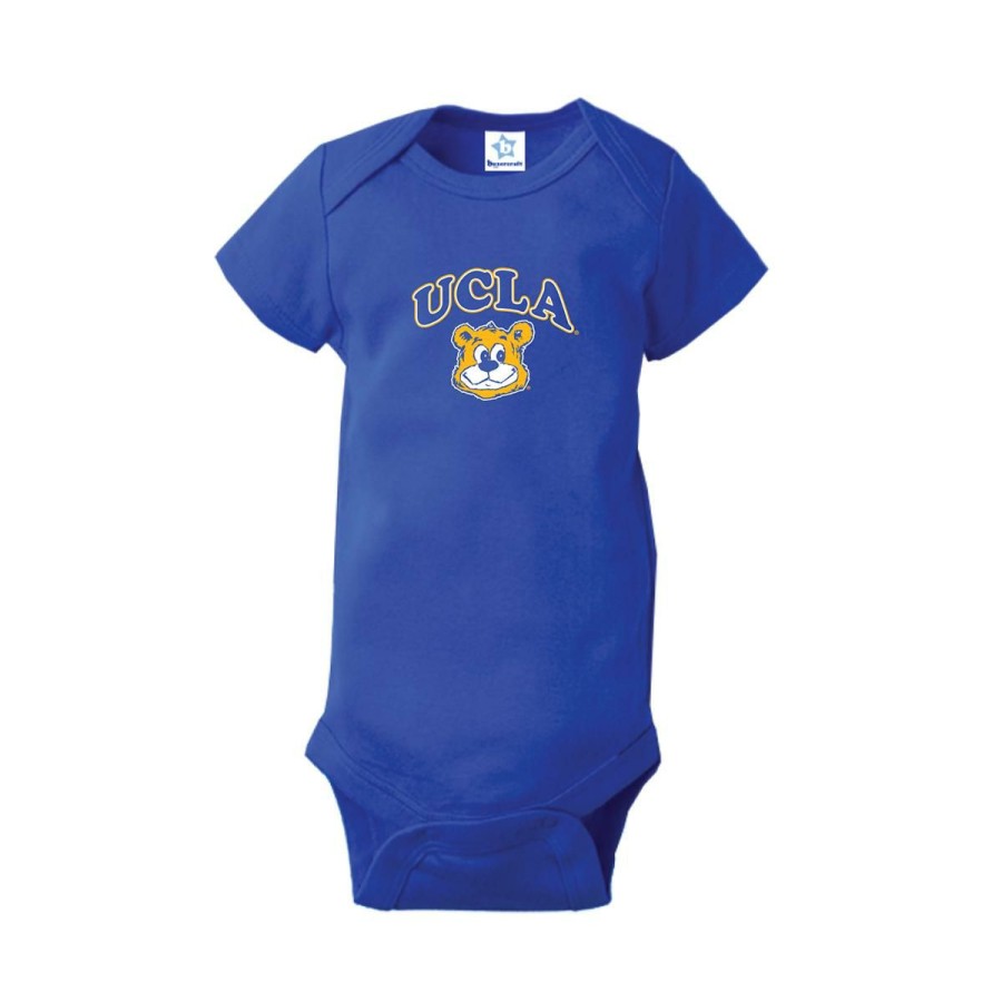 Kids * | Ucla Infant Retro Joe Arch Romper Exclusive Design Ucla Blue