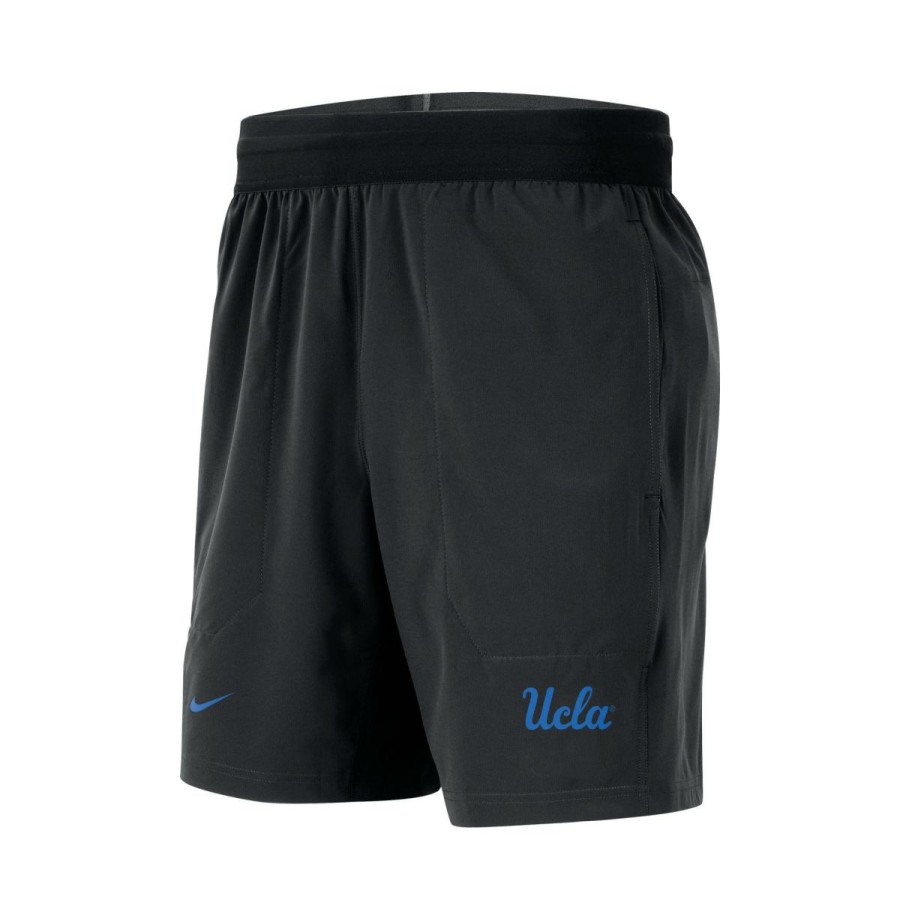 Men * | Ucla Performance Script Player Short Best Sale Black