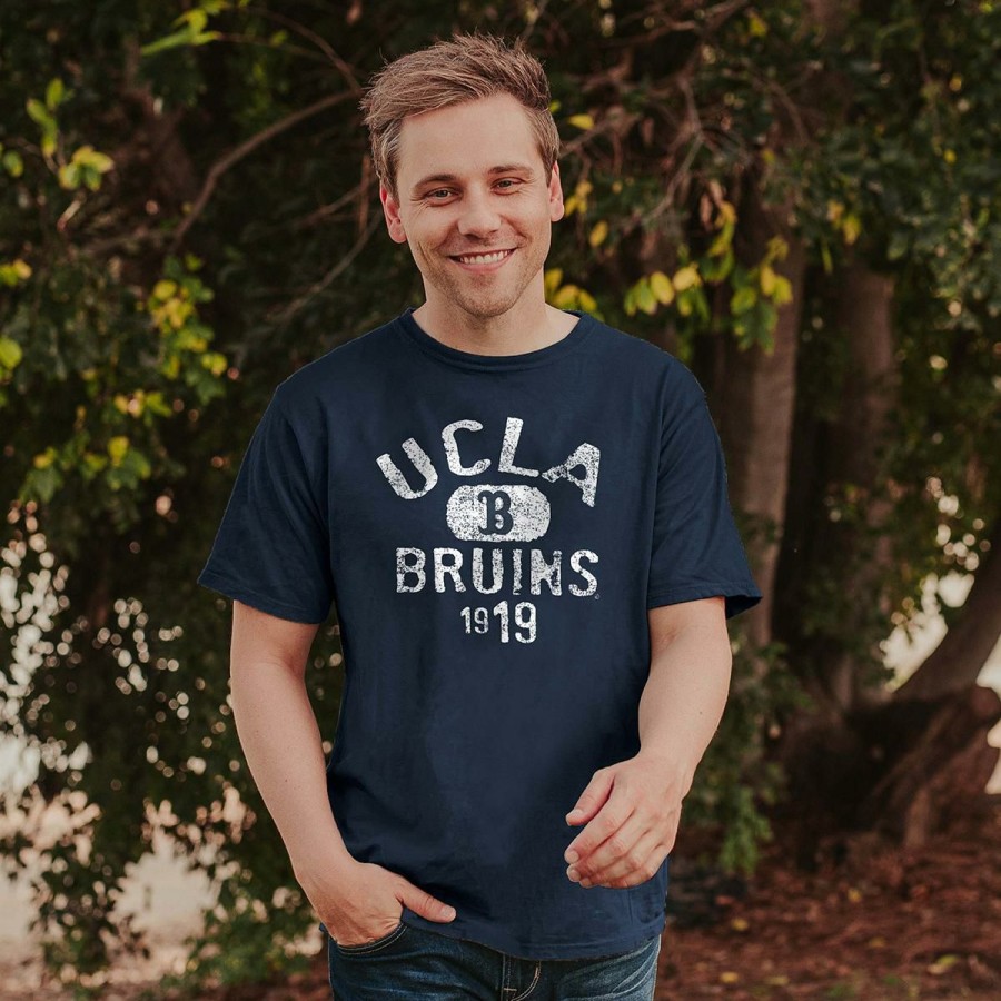 Men * | Ucla Disc "B" Bruins 1919 T-Shirt Typical Style Navy