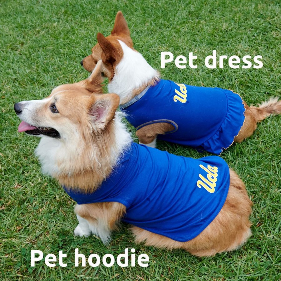 Accessories * | Ucla Script Pet Dress Flash Sale Ucla Blue