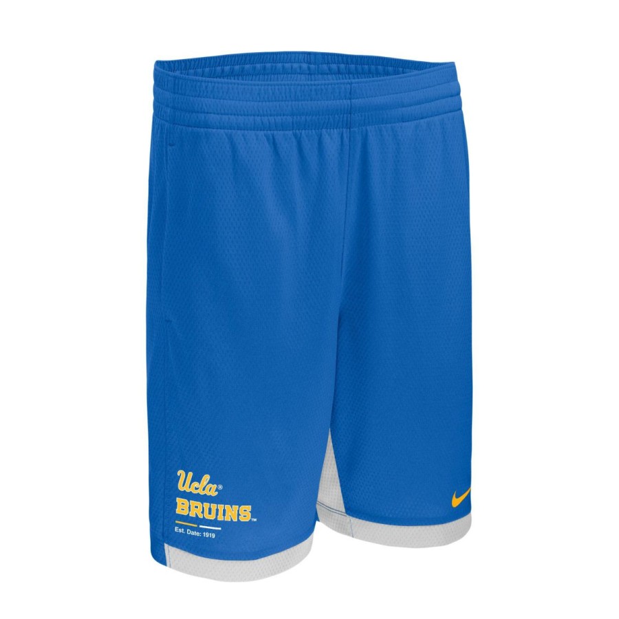 Kids * | Youth Mesh Short Classical Ucla Blue