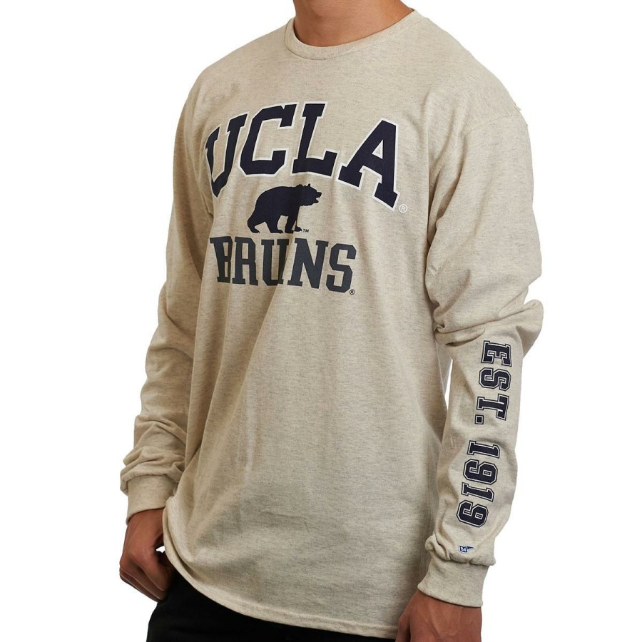 Men * | Ucla Bear Long Sleeve T-Shirt Official