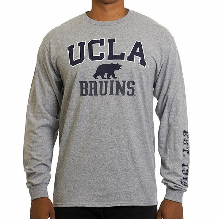 Men * | Ucla Bear Long Sleeve T-Shirt Official