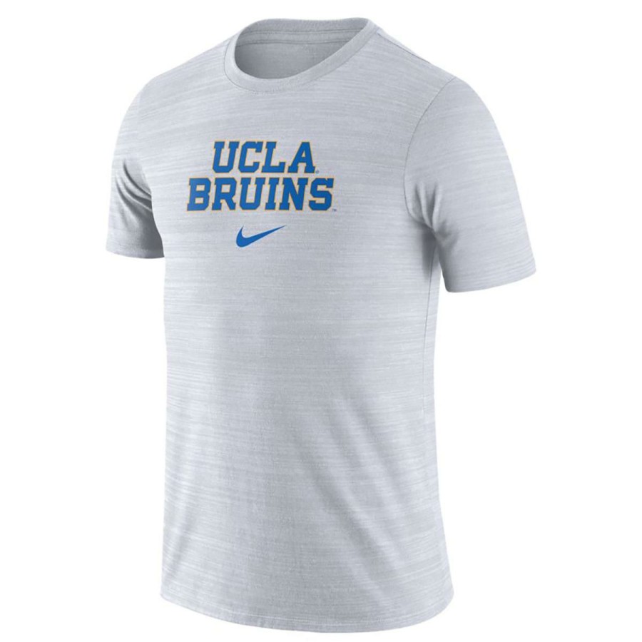 Men * | Ucla Block Bruins Over Swoosh T-Shirt Special White