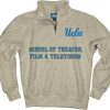 Men * | Ucla Theater Film And Television 1/4 Zip Sweatshirt Best Sale Oatmeal