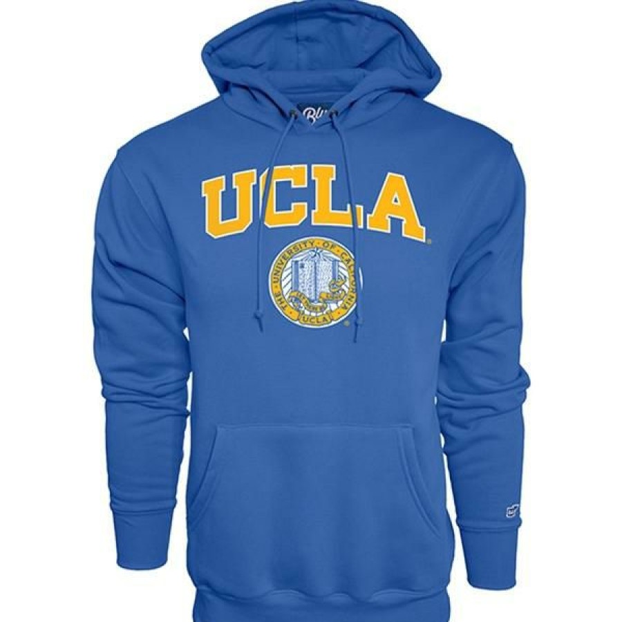 Men * | Ucla Puff Seal Hooded Sweatshirt Cheap Oxford