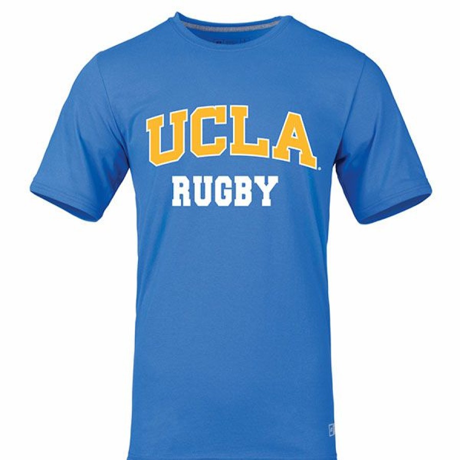 Men * | Ucla Block Arch Rugby T-Shirt Bestsellers Ucla Blue