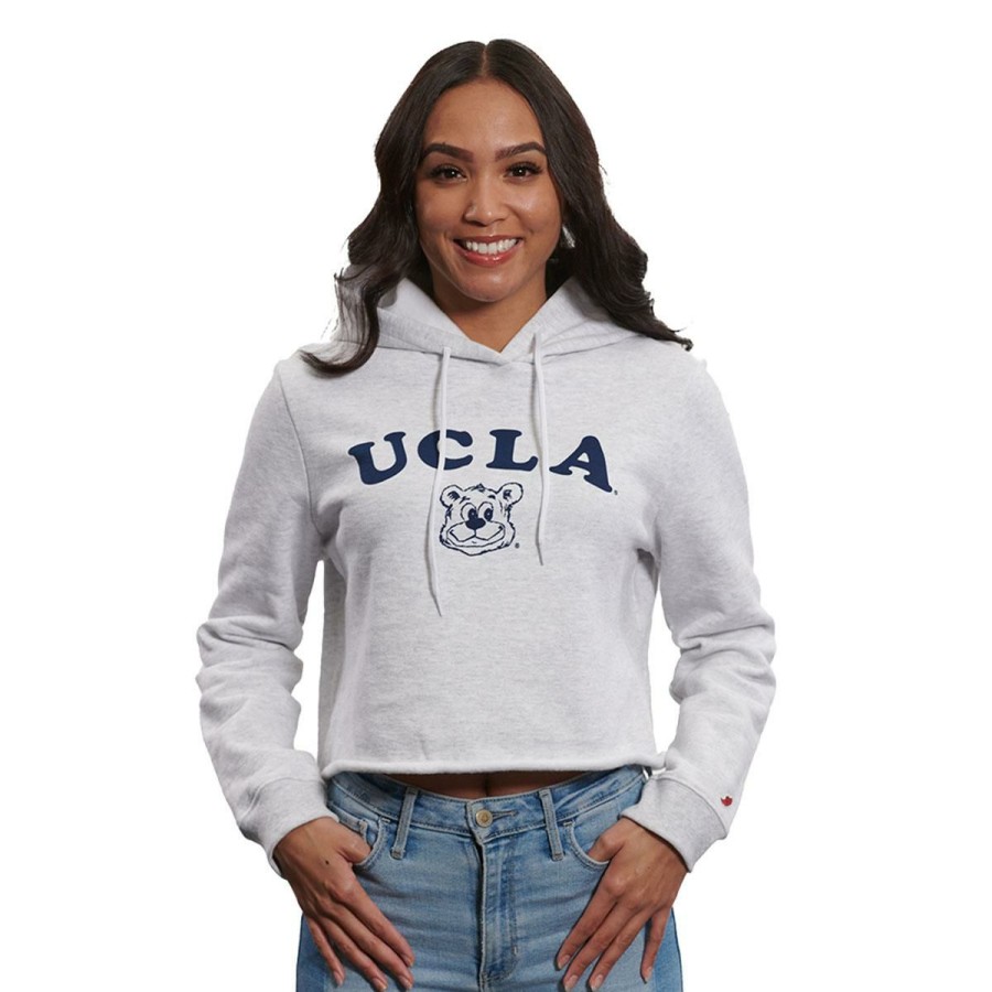 Women * | Ucla Women'S Joe Cropped Hoodie Special Navy