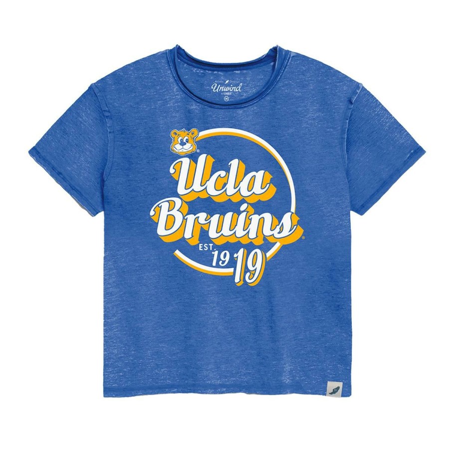 Women * | Ucla Women'S Circle Retro Joe Tee Special Blue