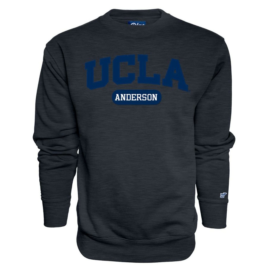 Men * | Ucla Anderson Crewneck Sweatshirt Online Navy