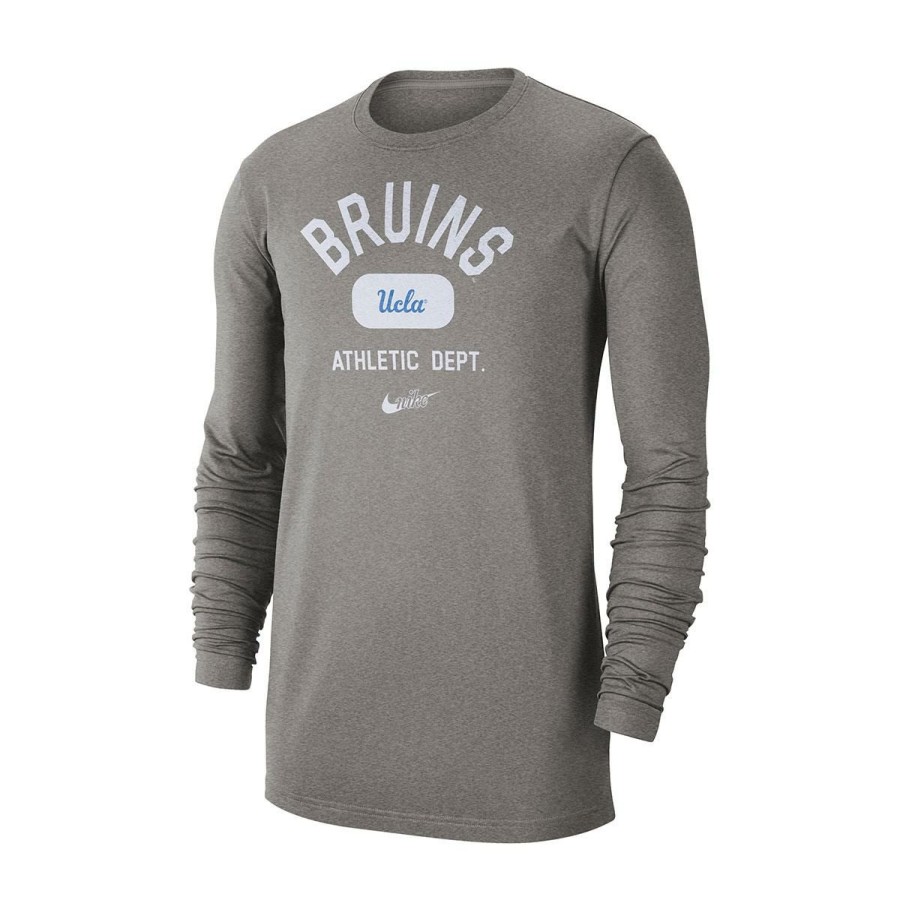 Men * | Ucla Bruins Over Disc Ath Dept Long Sleeve T-Shirt Special Oxford