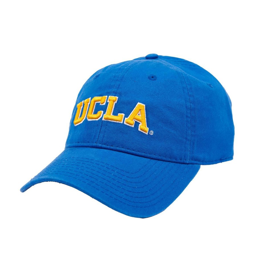 Hats * | Ucla Arch Block "B" Back Detail Cap Shop White