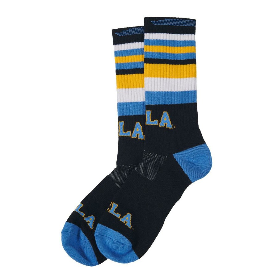 Accessories * | Ucla Block Rave Socks Top Sellers Black