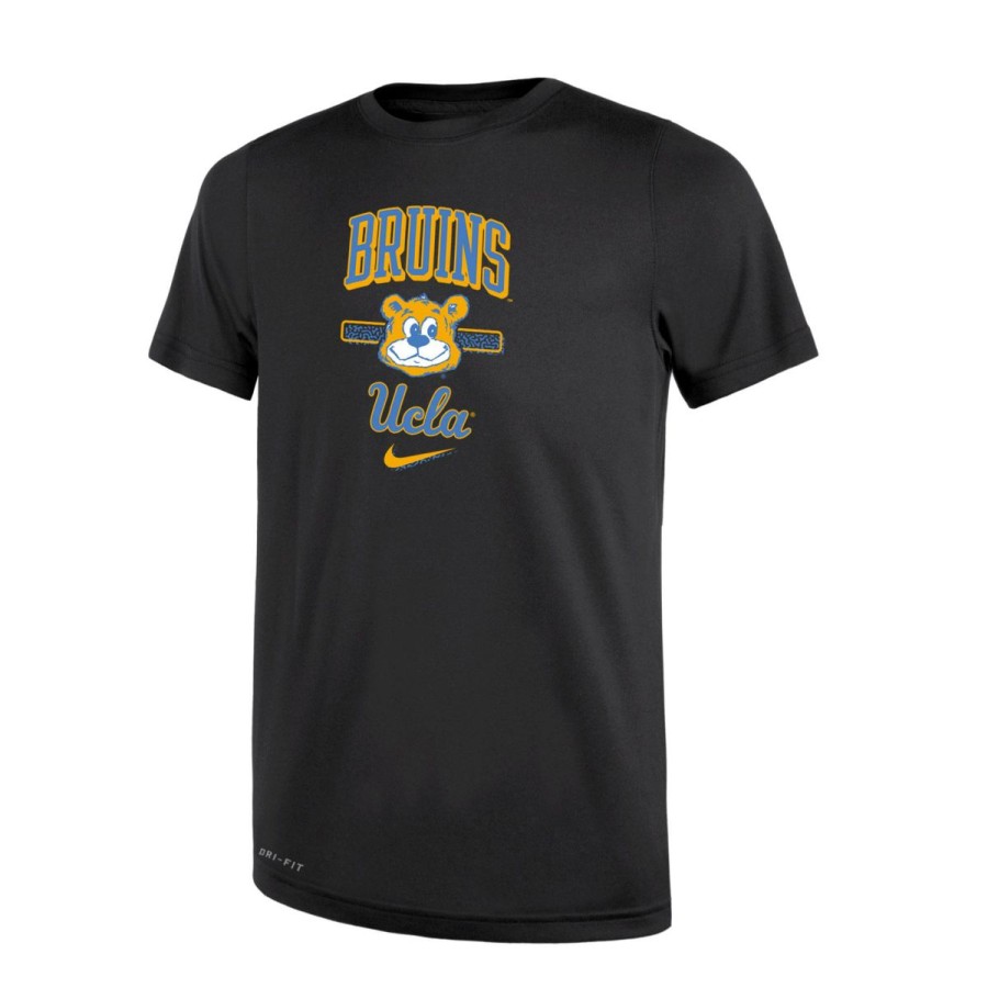 Kids * | Ucla Junior Arched Bruins Legend T-Shirt Exclusive Design Black