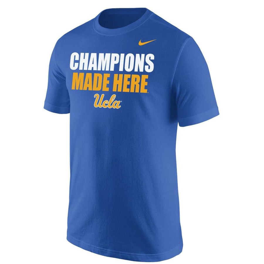 Men * | Ucla Two-Tone Champs Made Here T-Shirt Flash Sale Ucla Blue