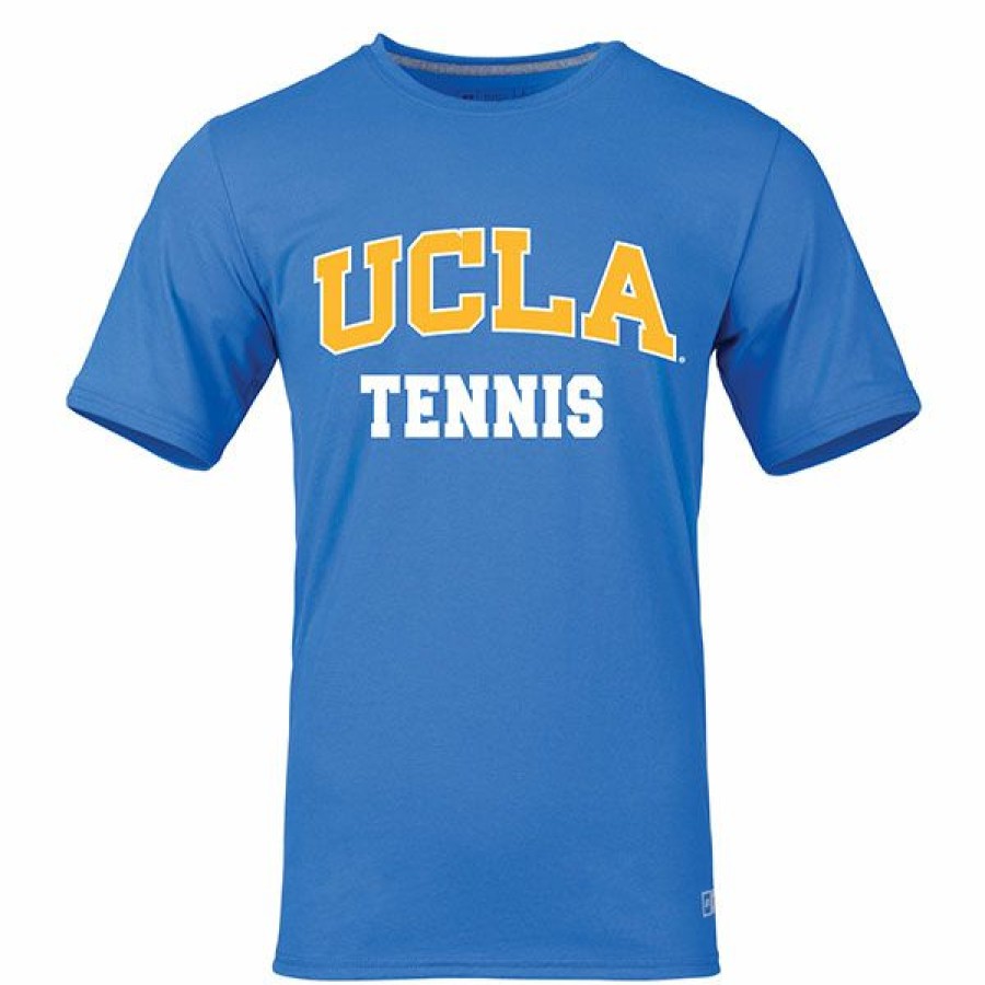 Men * | Ucla Block Arch Tennis T-Shirt Online Ucla Blue