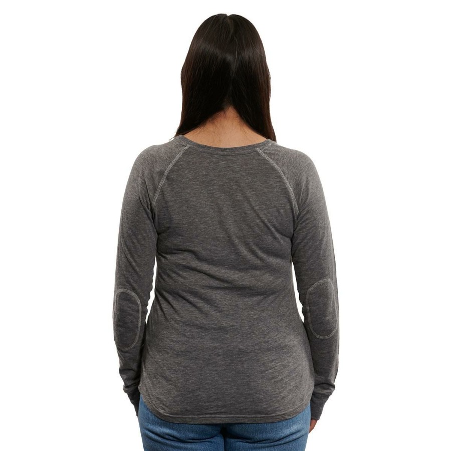 Women * | Ucla Women'S Retro Joe Long Sleeve Tee Best Sale Graphite