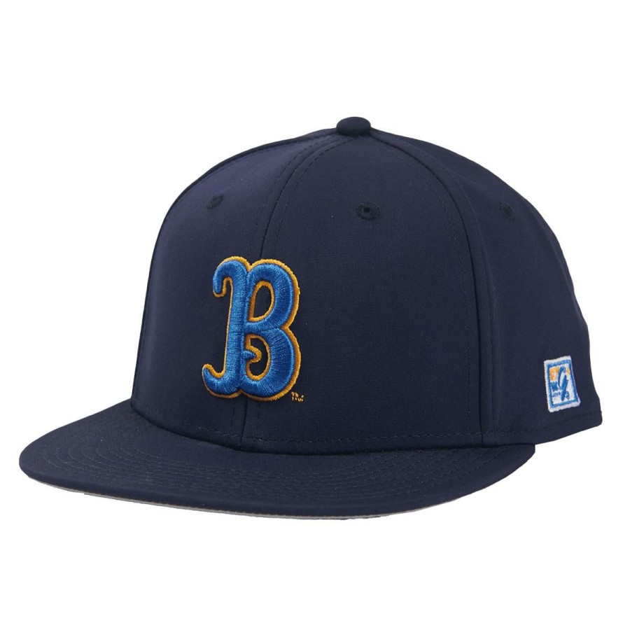 Hats * | Ucla Gamechanger "B" Fitted Cap Classical Navy