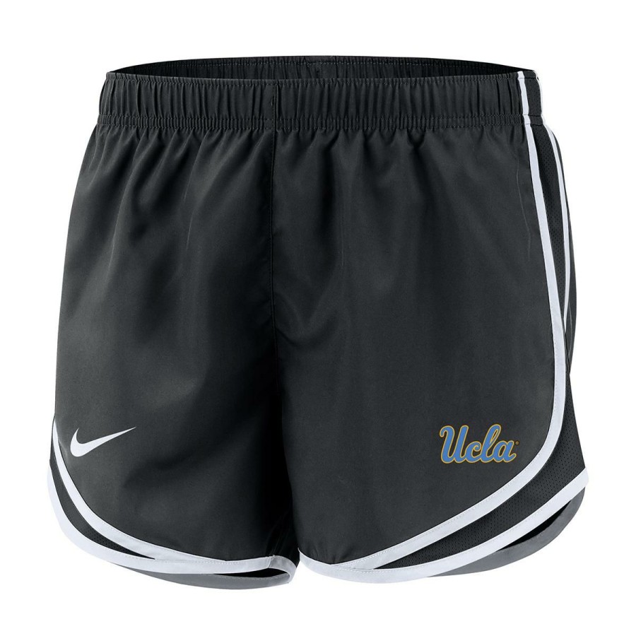 Women * | Ucla Women'S Script White Trim Tempo Shorts Exquisite Gifts Black