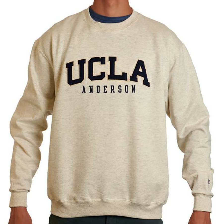 Men * | Ucla Anderson Tackle Twill Crewneck Sweatshirt Special