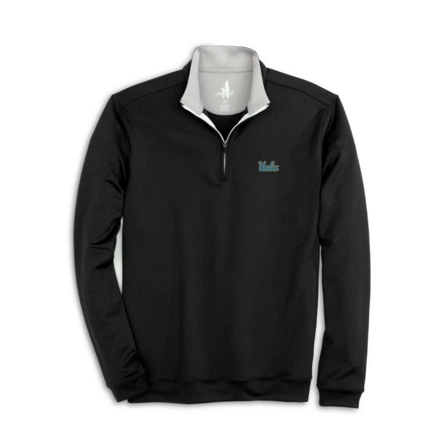 Men * | Ucla Diaz 1/4 Zip Sweatshirt Classical Black