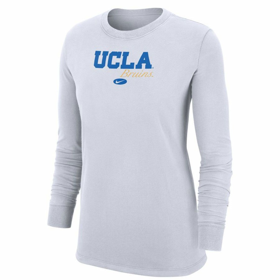 Women * | Ucla Women'S Block Over Bruins Long-Sleeve Tee Classical