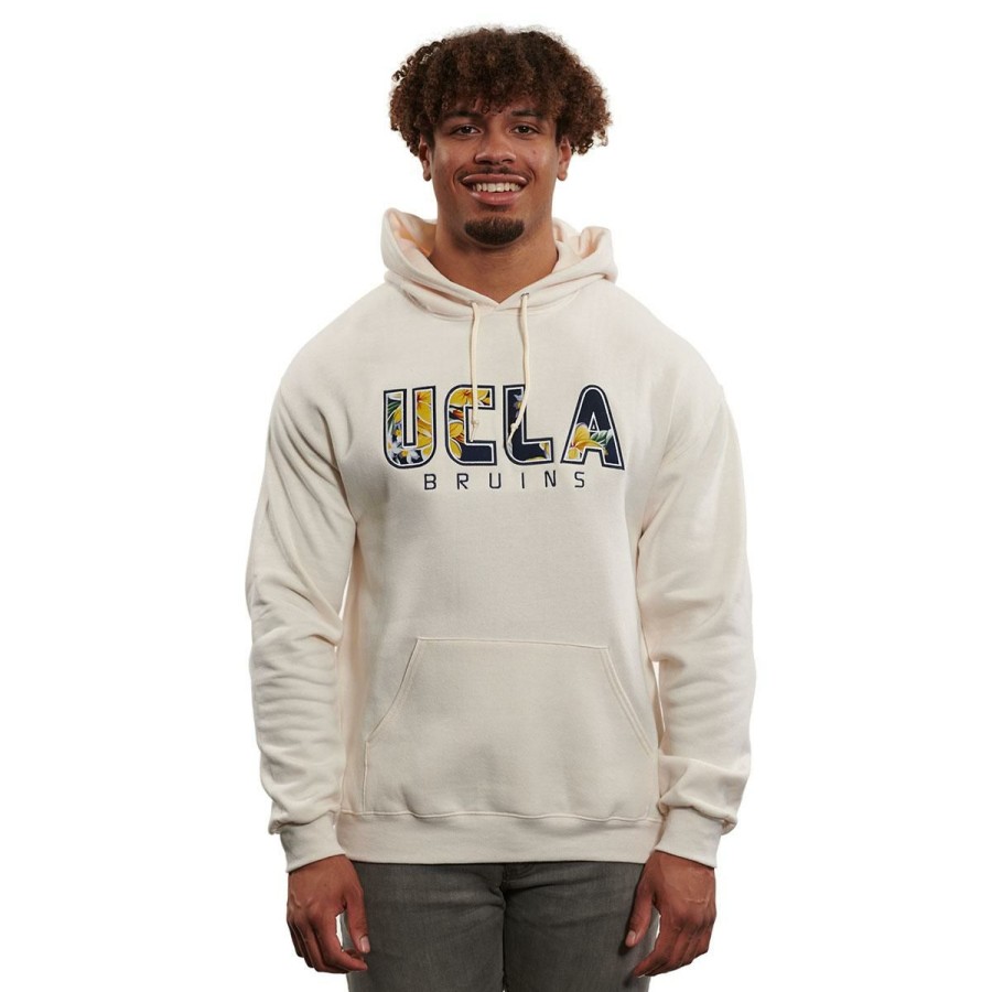 Men * | Ucla Tropical Plumeria Hooded Sweatshirt Flash Sale