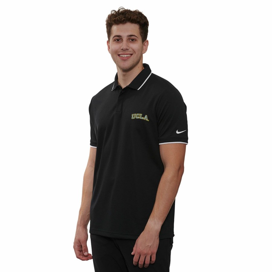 Men * | Ucla Arch Block Polo Best Quality Black