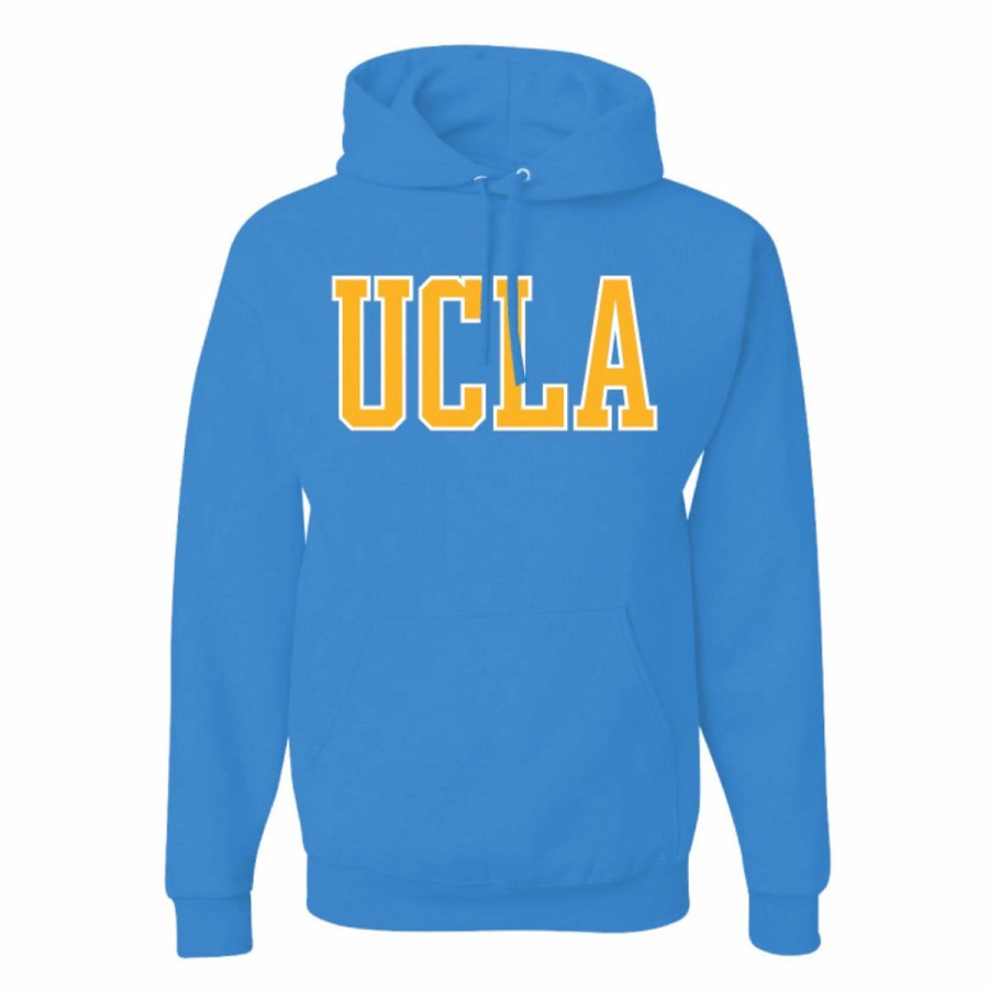 Men * | Ucla Classic Hooded Sweatshirt Official Ucla Blue