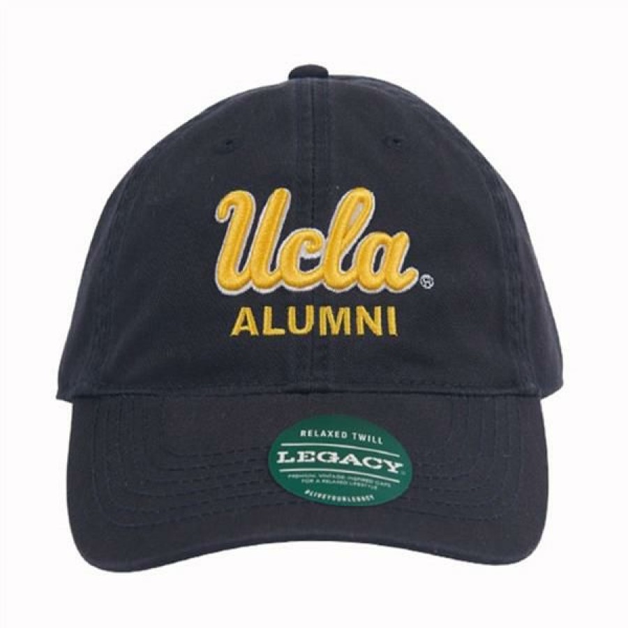 Hats * | Ucla Script Alumni Cap Flash Sale Navy