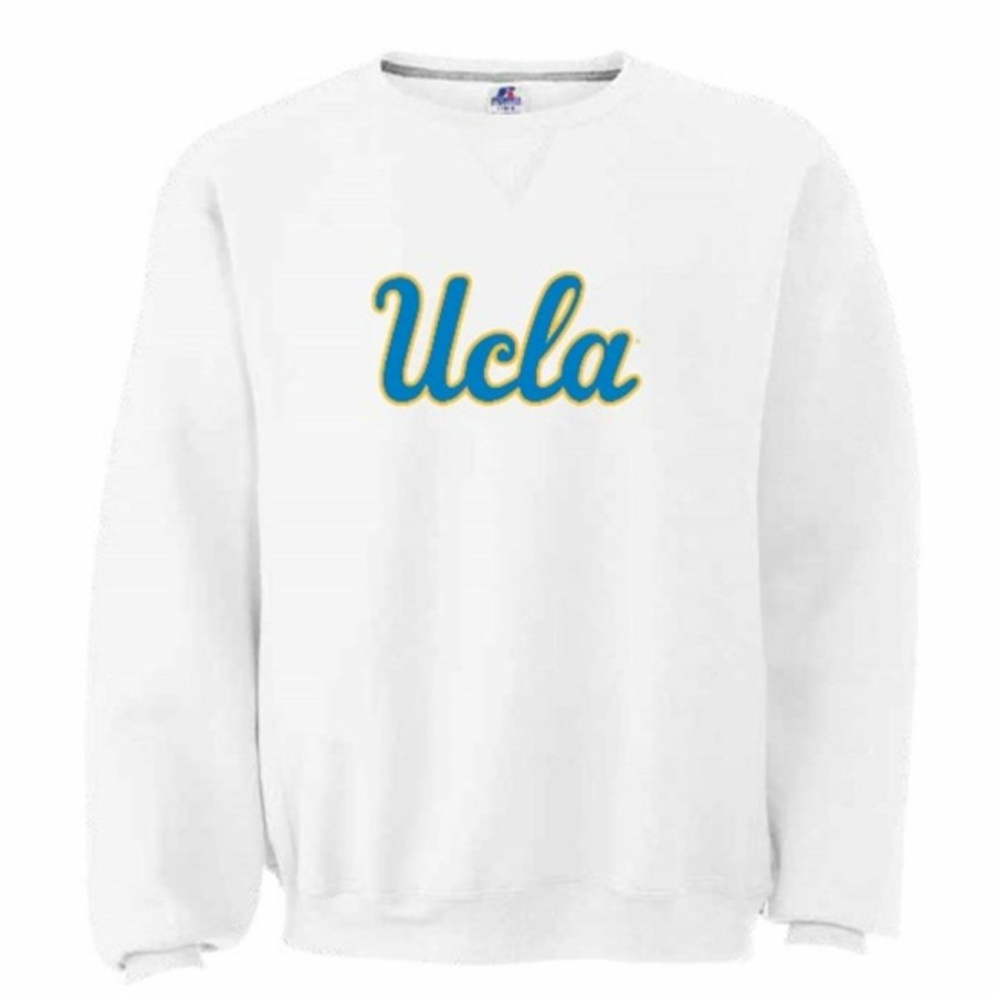 Men * | Ucla Script Applique Crewneck Sweatshirt Best Quality