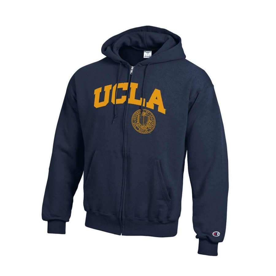 Men * | Ucla Block & Seal Full Zip Sweatshirt Cheap Online