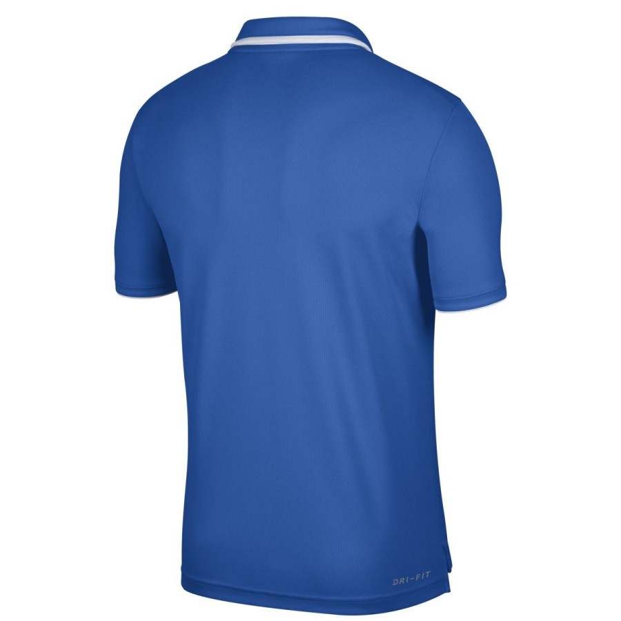 Men * | Ucla Performance Uv Embroidered Polo Classical Ucla Blue