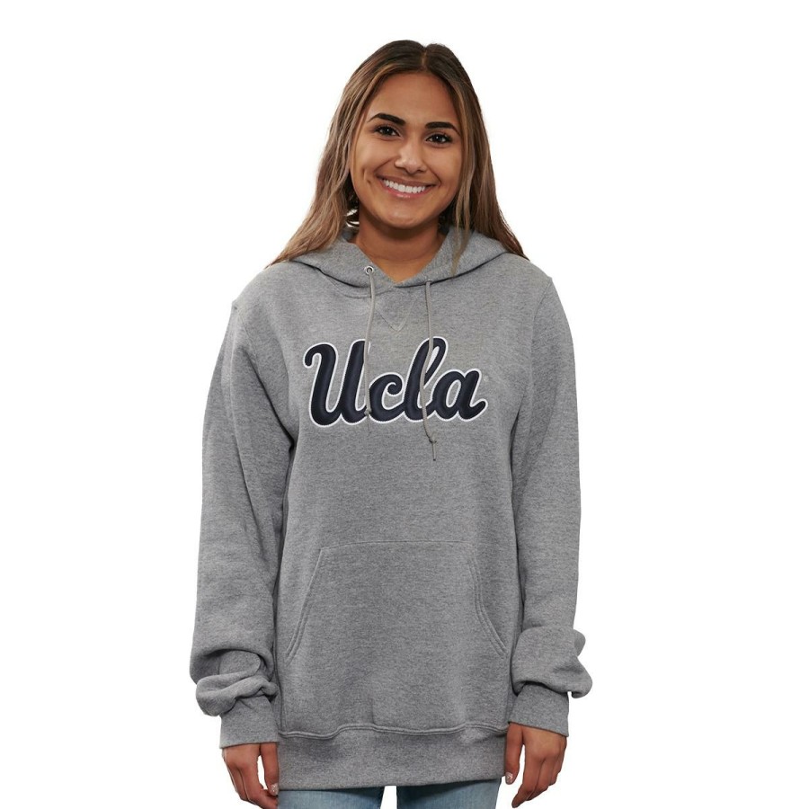 Men * | Ucla Script Applique Hooded Sweatshirt Official