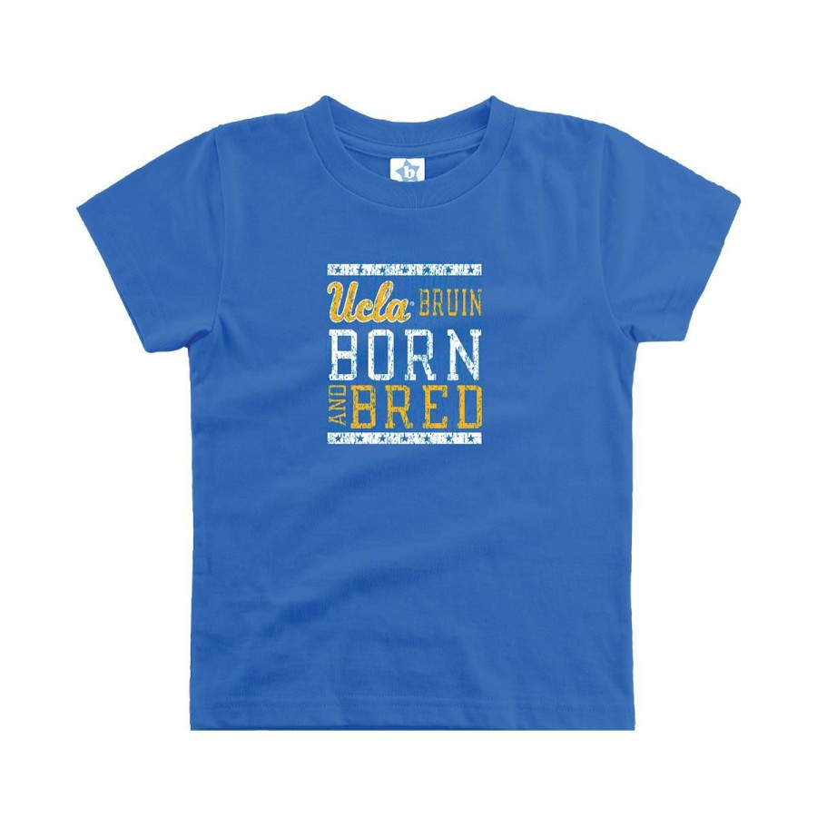 Kids * | Ucla Toddler Bruin Born And Bred Tee Classical Ucla Blue