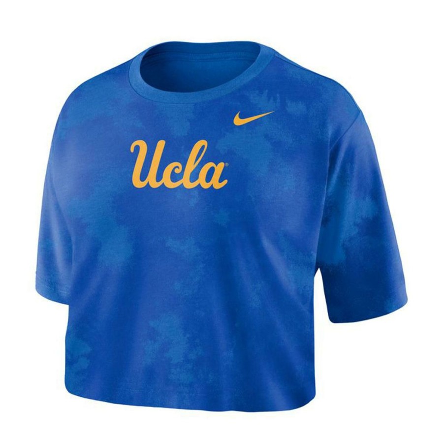 Women * | Ucla Women'S Crop Top Cheap Ucla Blue