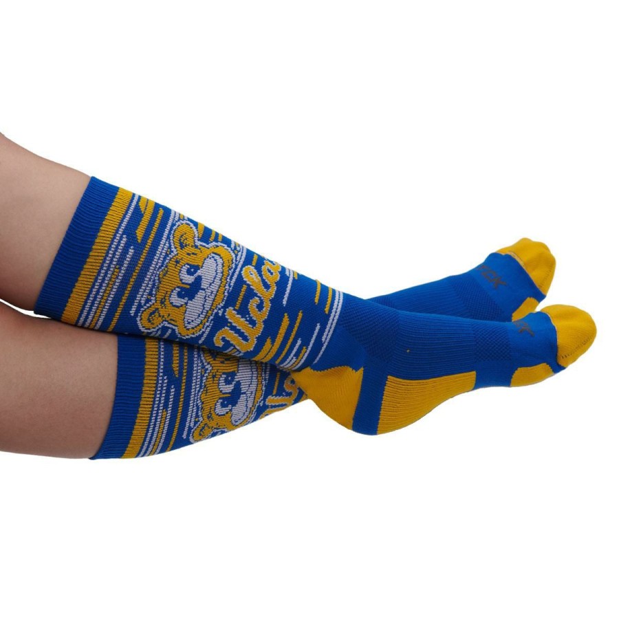 Accessories * | Ucla Fastline Crew Socks Exquisite Gifts Blue