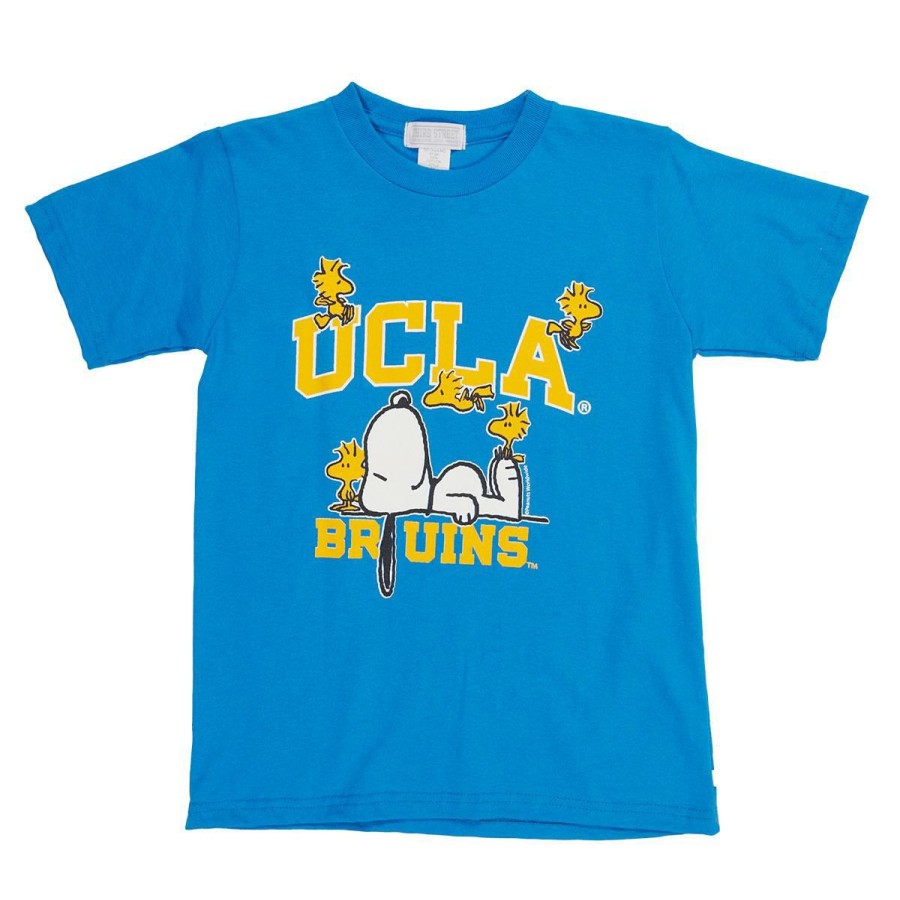 Kids * | Ucla Toddler Snoopy Chillin' Tee Bestsellers Ucla Blue