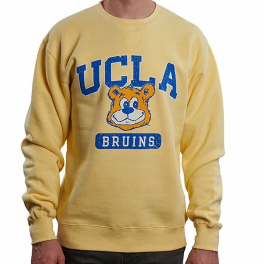 Men * | Ucla Retro Joe Crewneck Sweatshirt Excellent